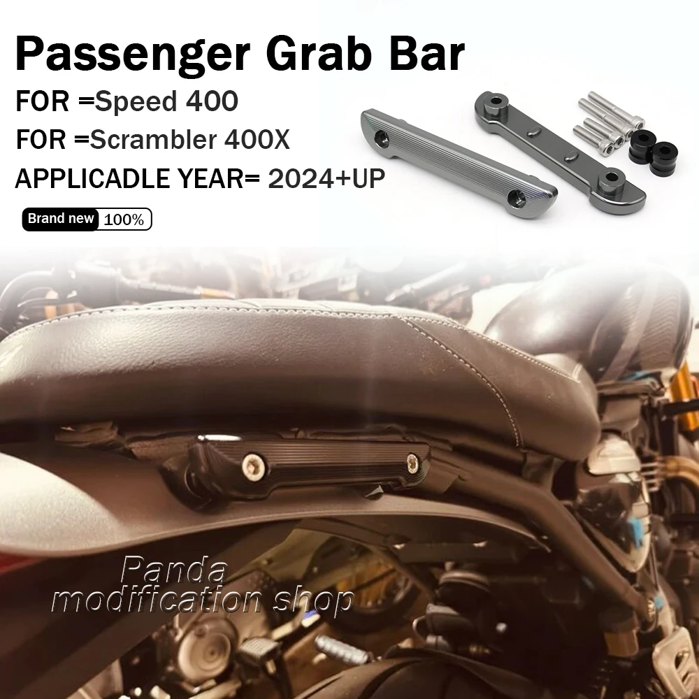 

Задний поручень разделенного типа, скремблер 400X 2024 2025, поручень для пассажира для Triumph Speed 400