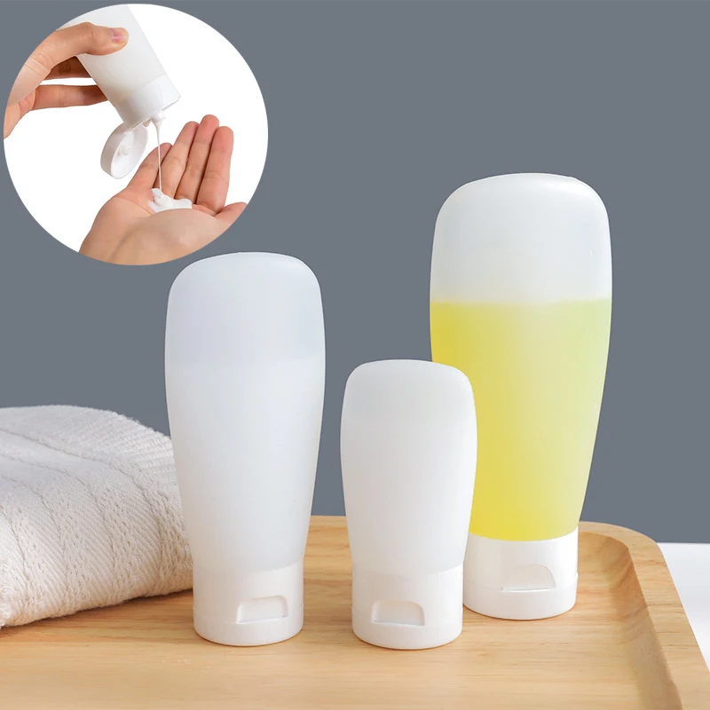 3 stücke Nachfüllbare Flasche 30/60/100 ml Lotion Behälter Squeeze Tube Leere Flasche Tragbare Reise Shampoo hautpflege Produkt Flasche