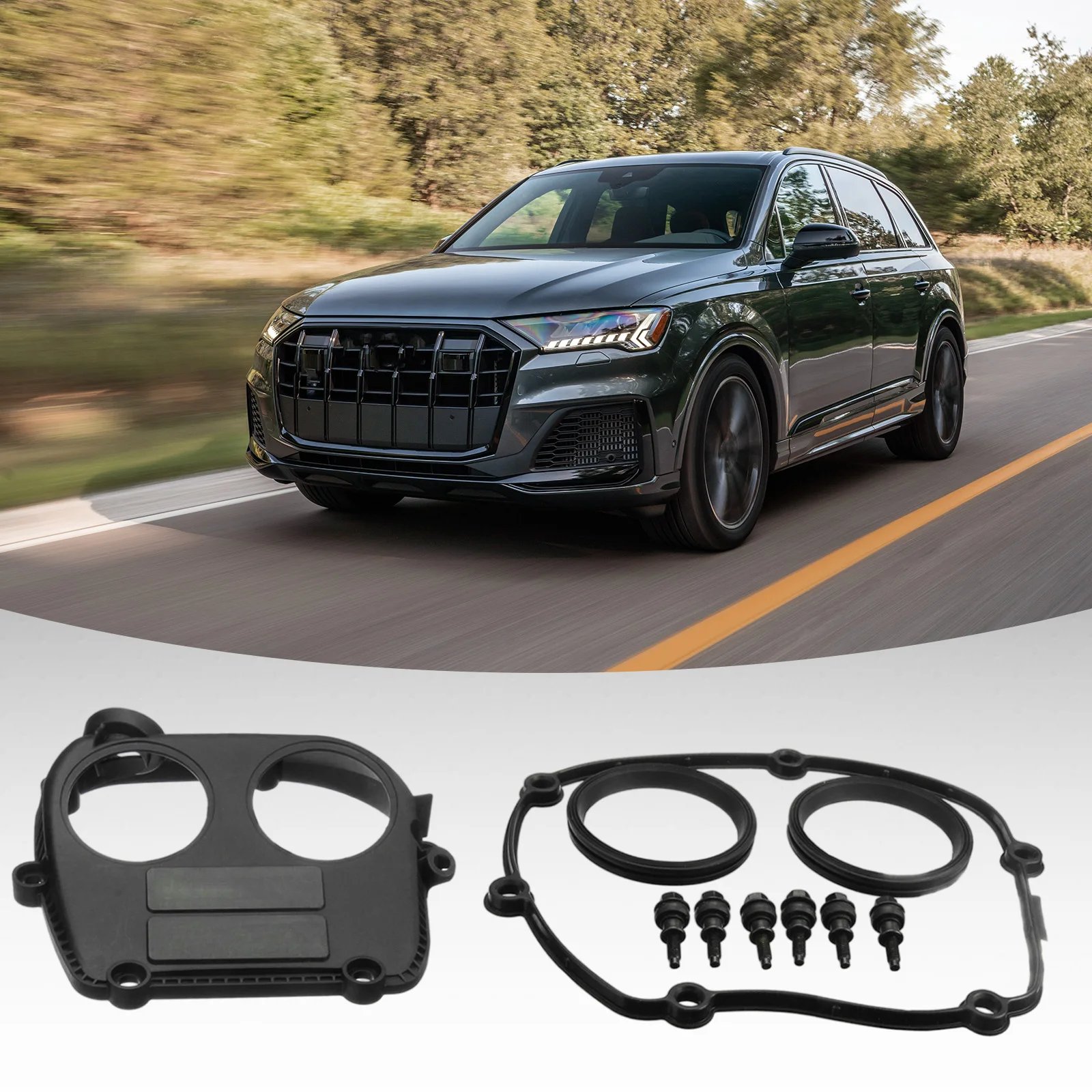 

06К 103269 F Верхняя крышка цепи ГРМ двигателя с прокладкой для Audi A3 A4 Q5 VW Tiguan Beetle Golf Passat CNC 06K 103483 06К 103583