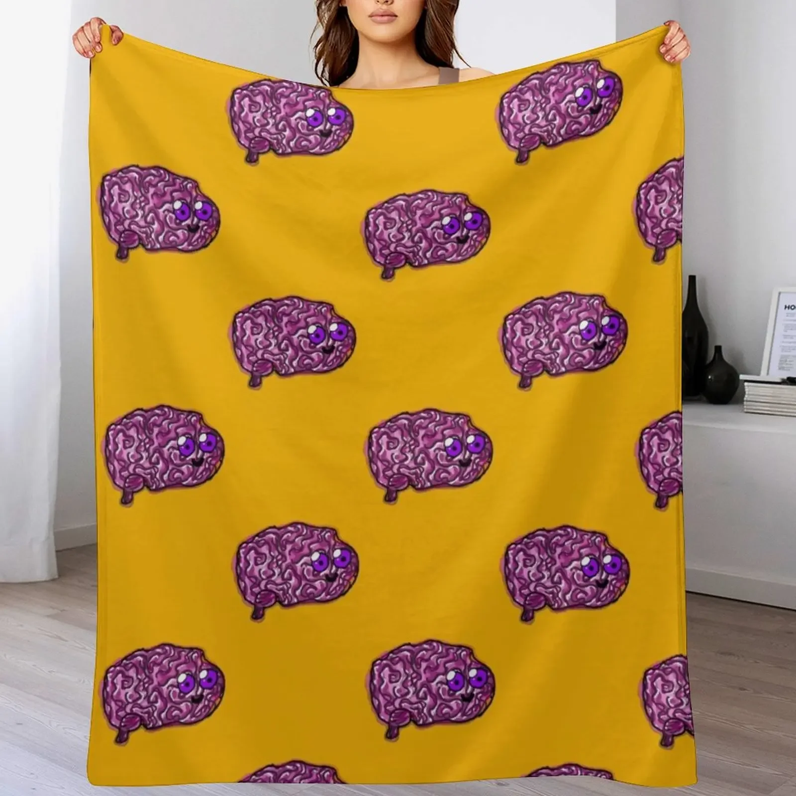 

Brain Throw Blanket Stylish Couch Blanket for Home Living Room