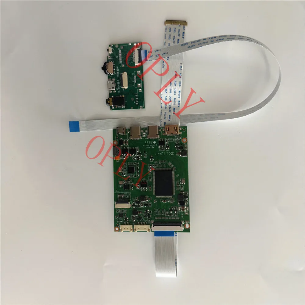 

Controllor board 2 TYPE C Mini HDMI-compatible for B170QAN01 B170QAN01.0 17" 2560x1600 EDP LED panel screen kit DIY