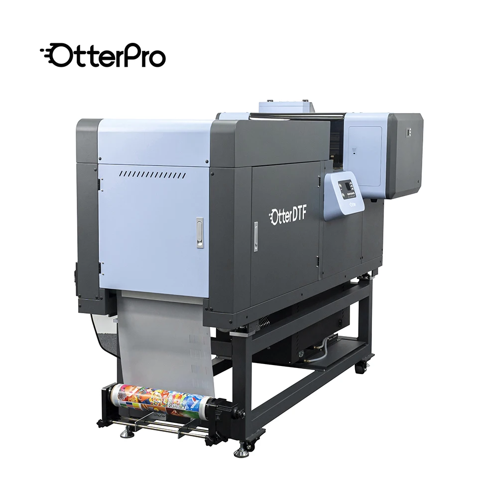 Manufacturer OtterPro All-In-One DTF Printer Dual i1600 Print Head Pet Film Industrial DTF Printer with Shaker and Dryer Oven