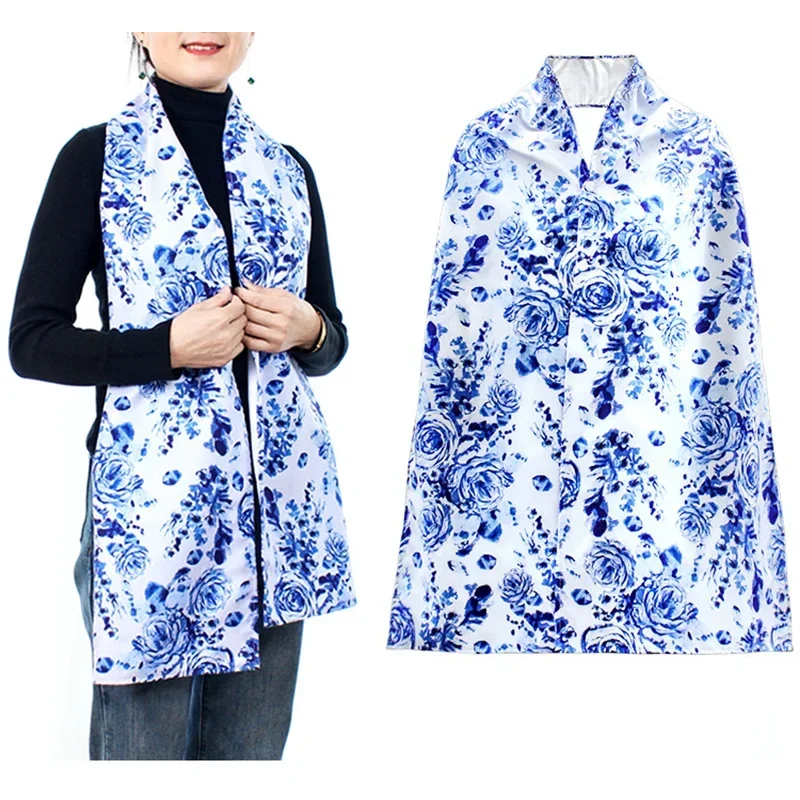 Adult Bib Scarf for Eating, Washable Waterproof And Oil Proof Adult Bibs for Elderly Women, Clothing Protectors