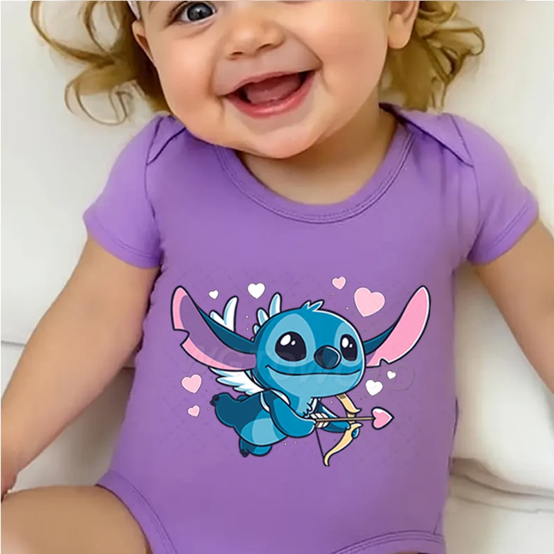 

Kawaii Stitch Print Infant Cotton Jumpsuit 100% Cotton Baby Clothe Baby Onesie Bodysuit Cartoon Cute Stich Newborn Baby Romper