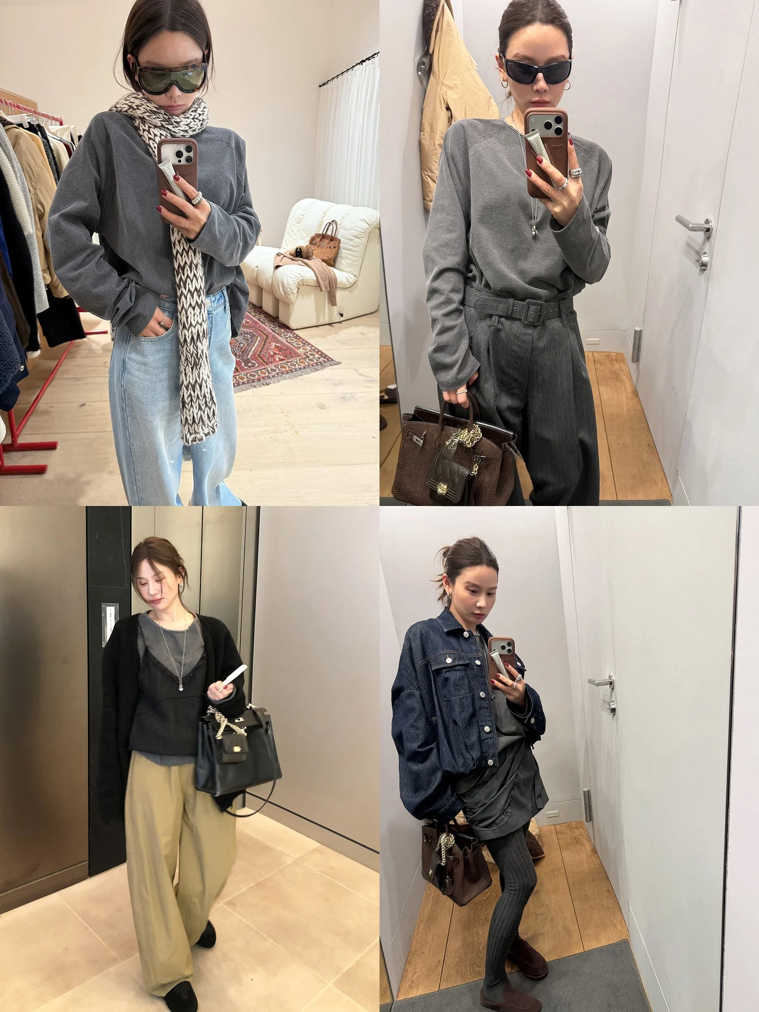 

WXLSTUDIO Винтажная женская футболка с круглым вырезом и длинным рукавом, новая весенняя модель, базовый слой, хлопковая, для повседневной носки, укороченная