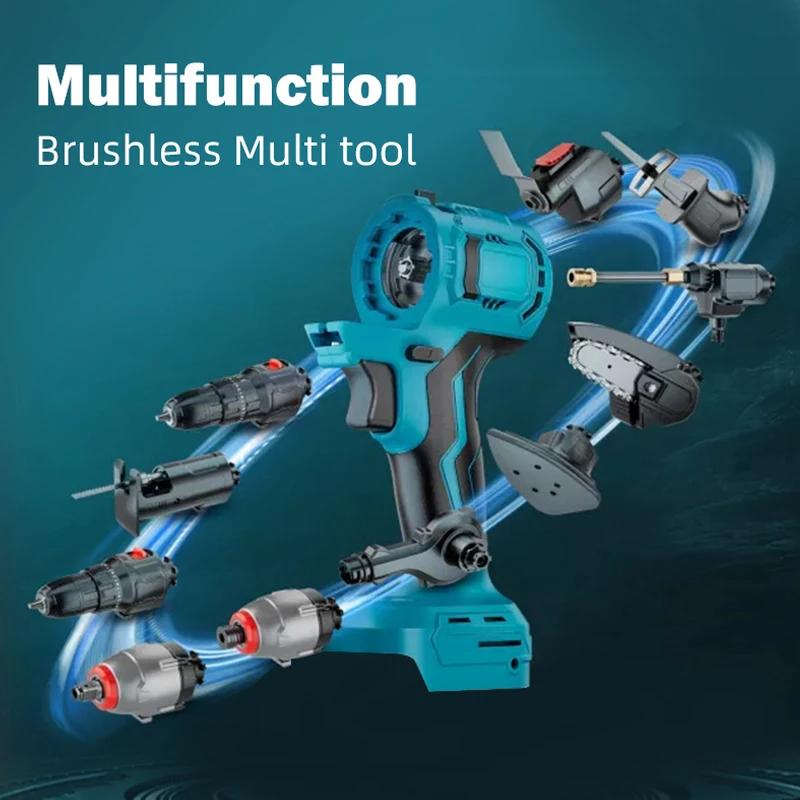 Brushless Electric Treasure Multifunctional Tool Screwdriver Electric Drill Polisher Reciprocating Saw Power Accessories