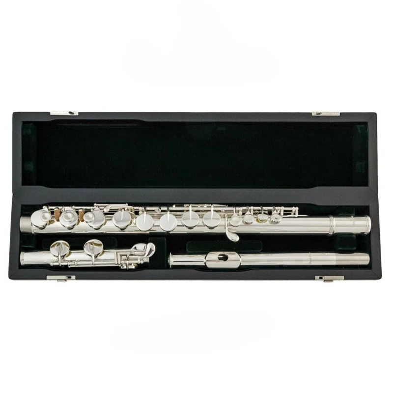 Popular Pearl Alto Flute PFA-201ES Straight Headjoint 16 keys Closed Hole 	Nickel Silver G Tune Musical instrument wiht case