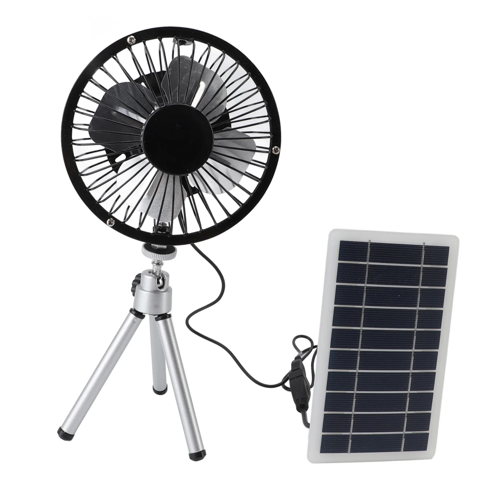 Solar Panel Powered Fan Monocrystalline Silicon 10W Solar Exhaust Fan High Efficiency Eco Friendly with Stand for Pet House