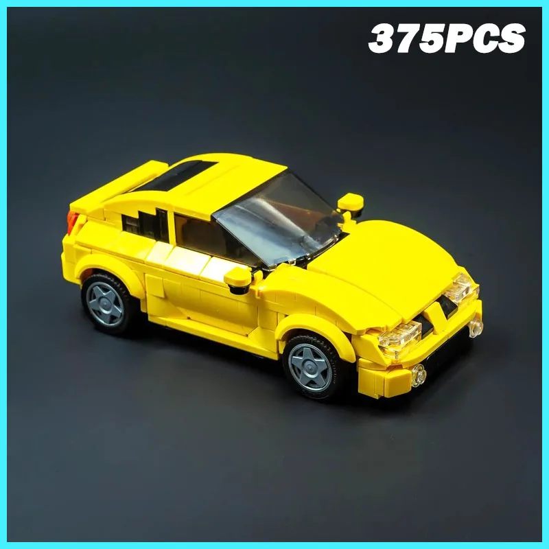 

375PCS MOC-242828 NEW Sports Car Racing City Vehicle Technica Speed Champions Model Building Blocks Bricks Toy Boy Birthday Gift