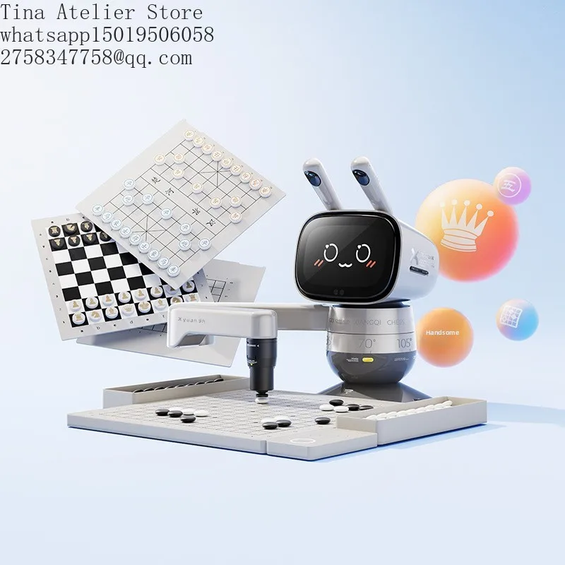 Four-in-one Yuan Radish AI Chess for Learning & Practicing Go and Gomoku