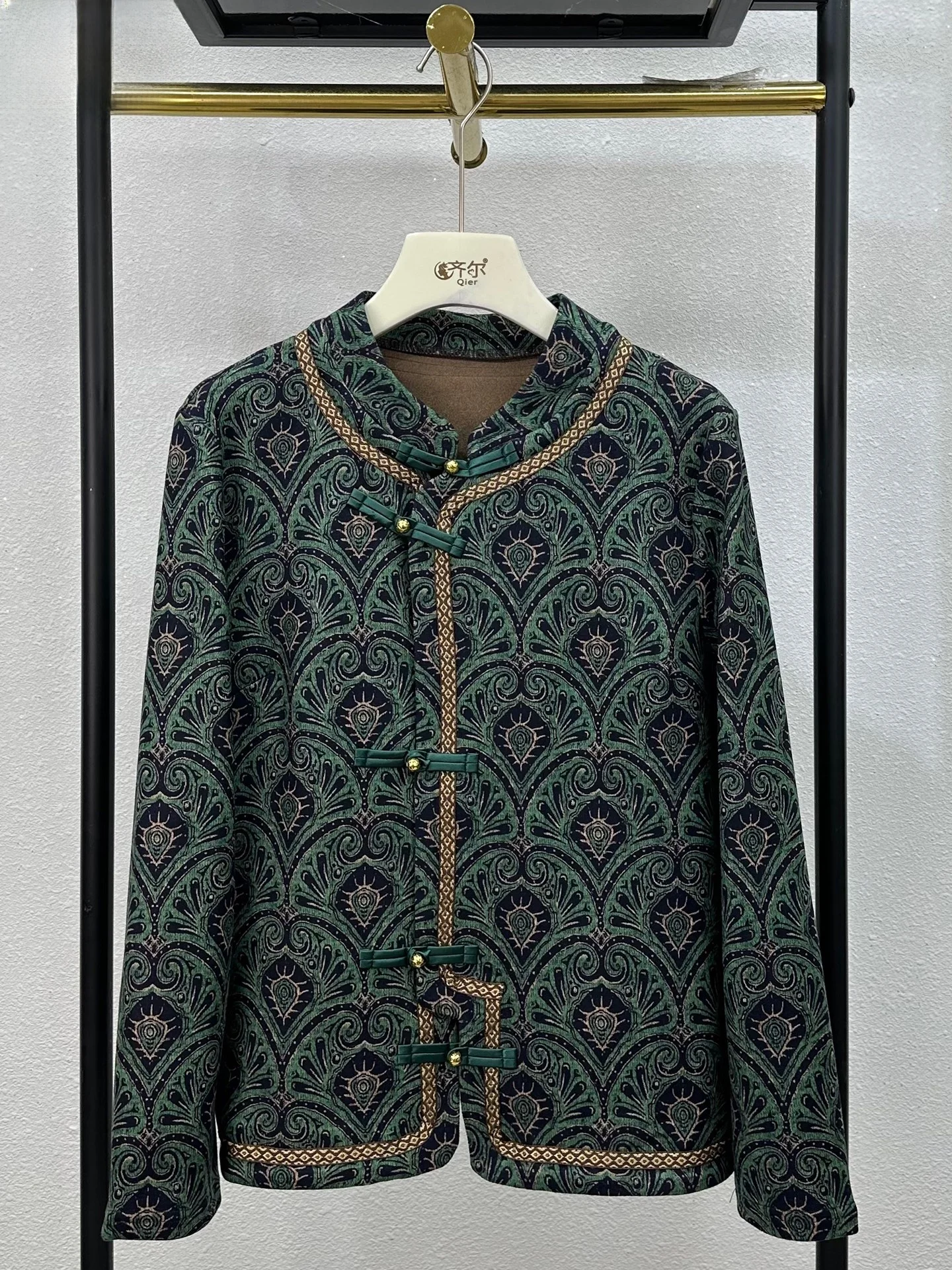 

Женский винтажный кардиган с длинными рукавами на флисовой подкладке, теплый, с бархатными пуговицами, базовый слой, костюм-туника