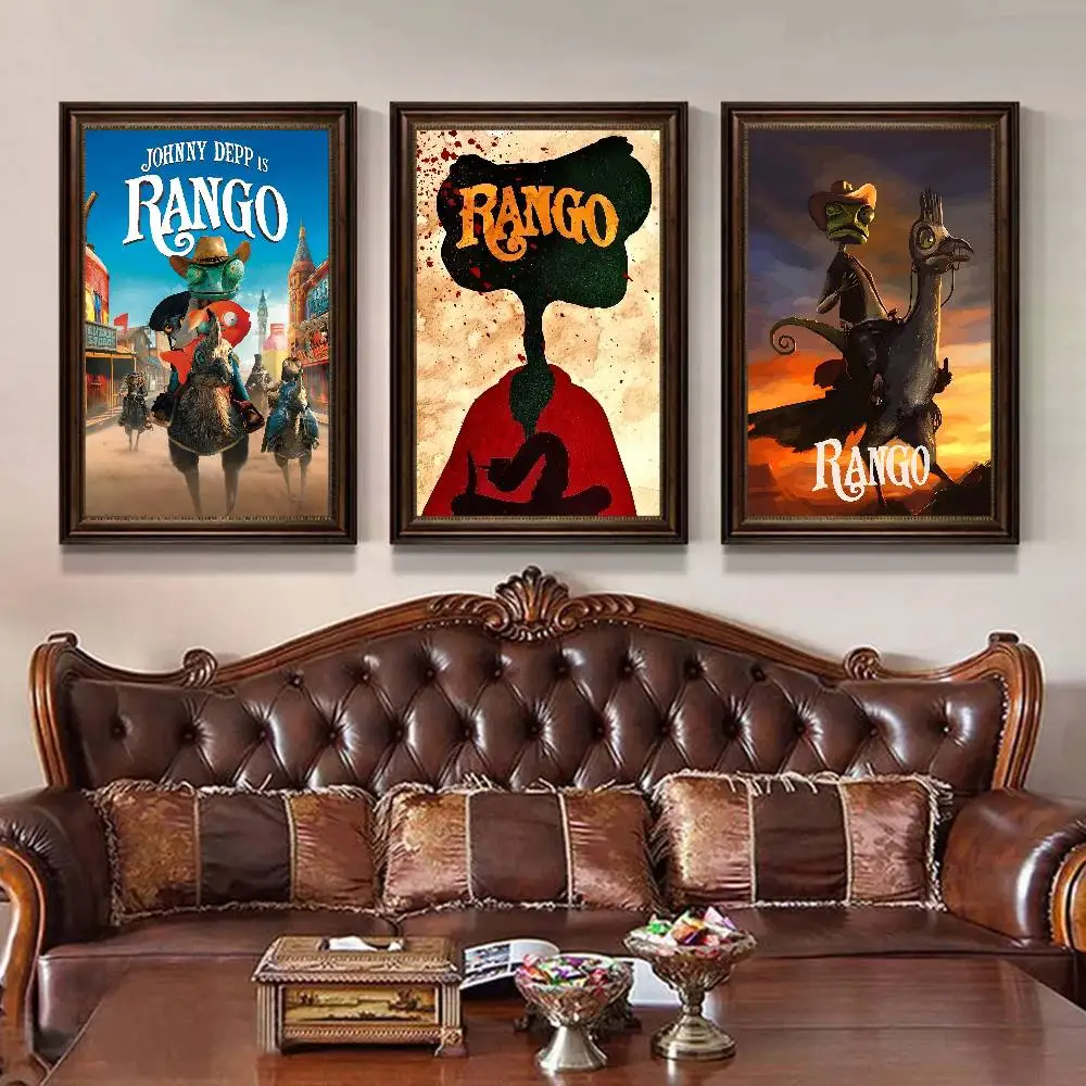 1 قطعة فيلم رانجو ورق أبيض ملصق مقاوم للماء ورقة ملصق مقهى بار الجمالية الفن طلاء جدران