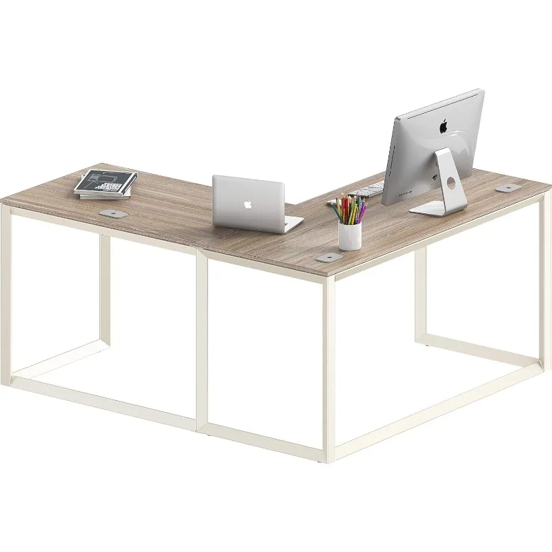 

Triangle-Leg L-Shaped Home Office Computer Desk abris de jardin extérieur