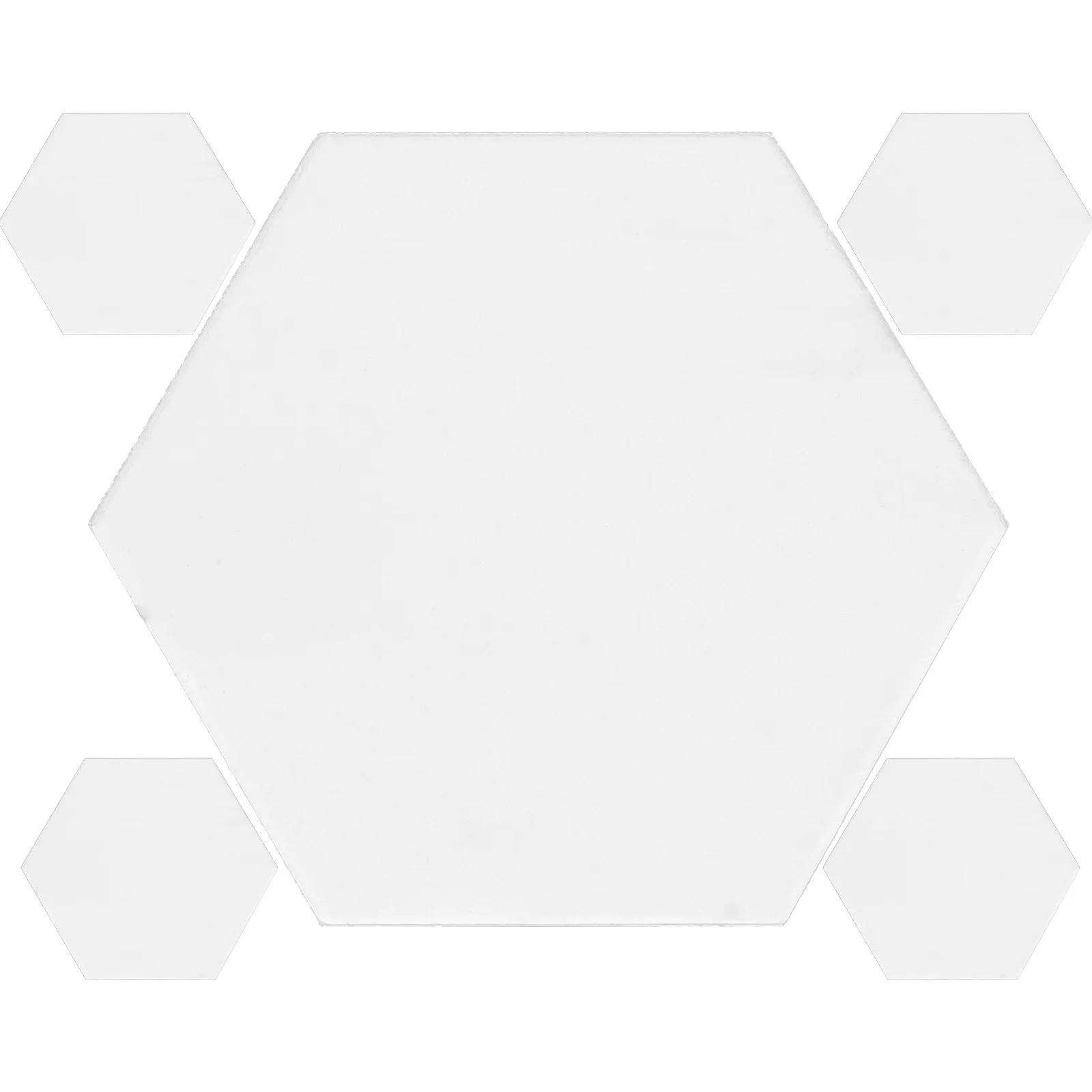 

5pcs Transparent Acrylic Table Cards 2mm Thick Hexagonal Blank Name Place Cards for Wedding Party Reusable Seating Signs