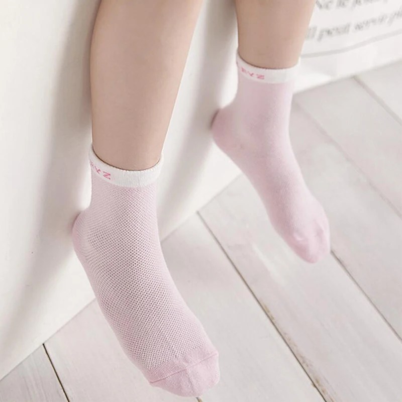 

5Pairs/lot 0-6Y Infant Baby Socks for Girls Cotton Mesh Cute Newborn Boy Toddler Socks Baby Clothes Accessories