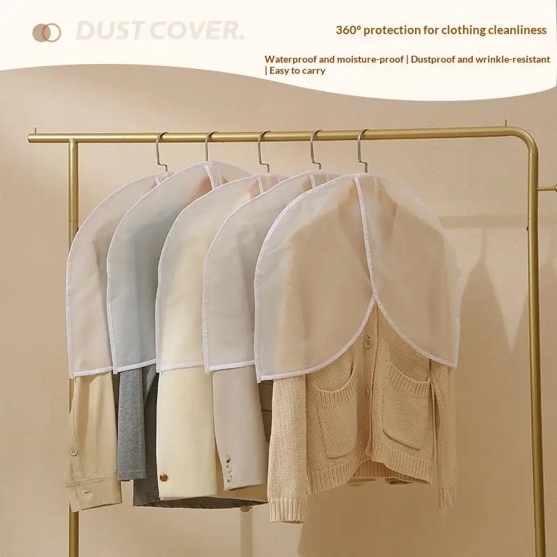 Clothing Clear Shoulder Cover, Breathable Clothing Dust Cover For Suits, Coats, Jackets And Clothing Storage