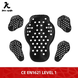CE Red Motocross Motorcycle Chest Back Protector Elbow Knee Shoulder Jacket Insert Gear Armor Moto Racing Protection Dorsal Pad