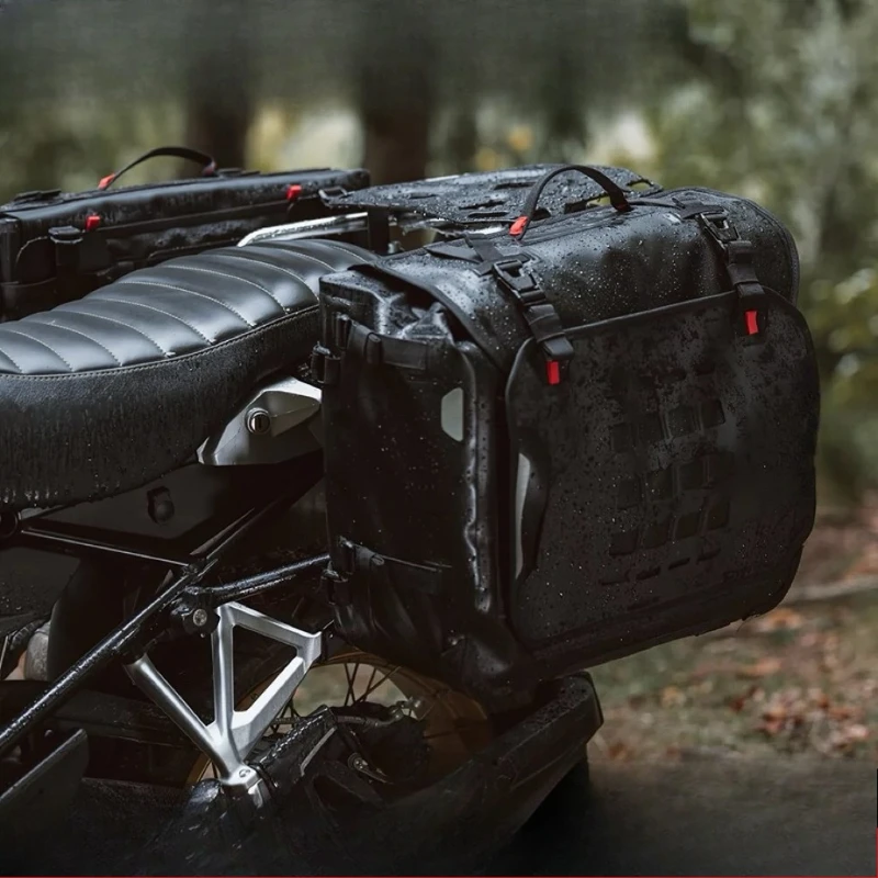 

Motorcycle fully waterproof side bag tail bag large 40 liter PRO bracket