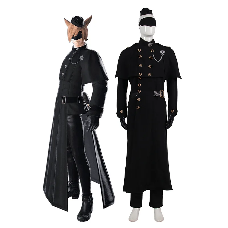 

Final Fantasy 14 Nier Cosplay Costume Elezen YoRHa Gear Adult Men Suit Halloween Christmas Party Outfit