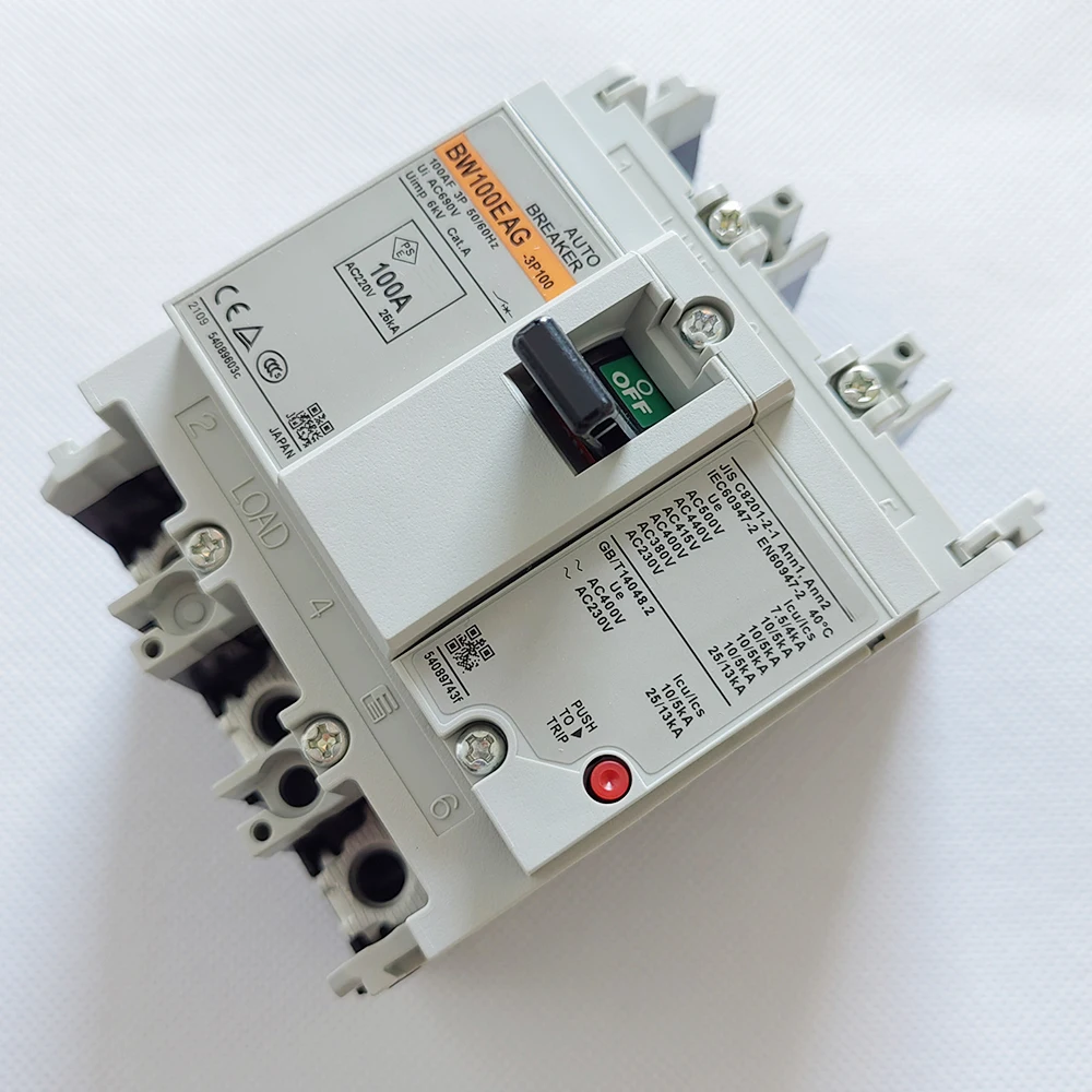 BW100EAG 3P 75A 3P 100A  AUTO Breaker Air Switch For FUJI
