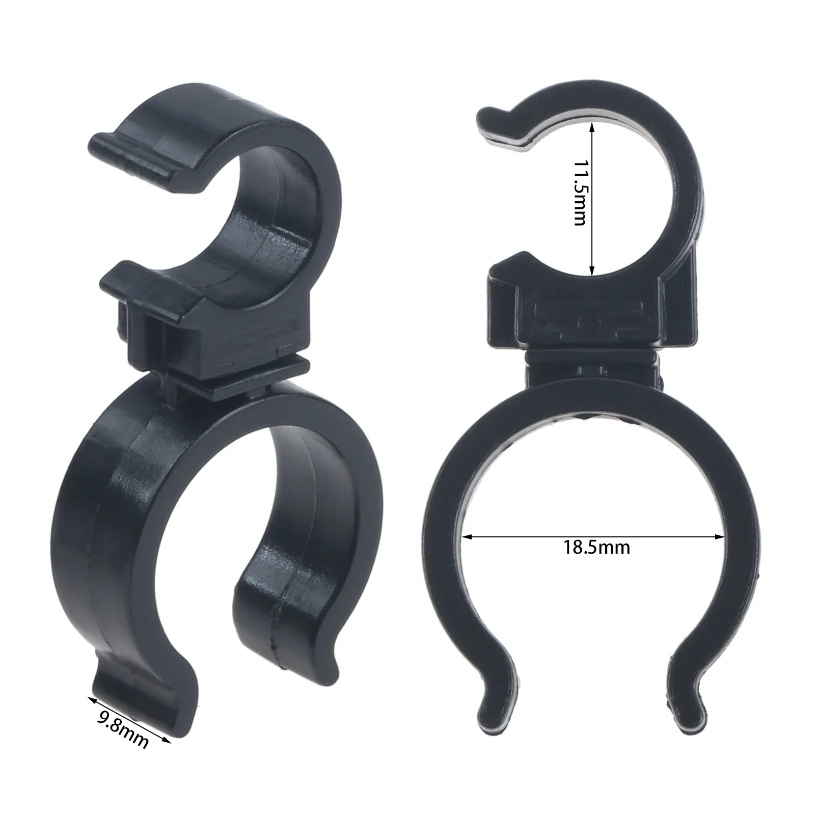 2 pçs tubulação de motor do carro intervalo tubo água clipes fixos fixadores plástico para changan honor chana 4500 preto parte interior automóvel
