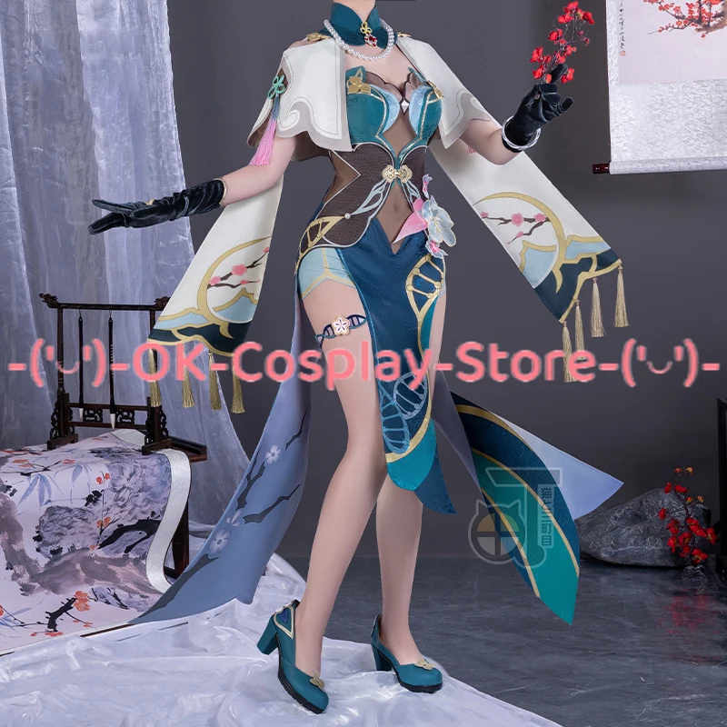 Game Honkai Star Rail Ruan Mei Cosplay Costum Women Cute Dress Party Suit Halloween Carnival Uniform Custom Made