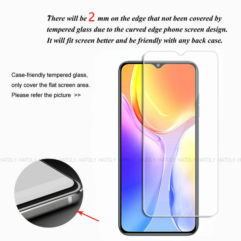 2/4PCS Screen Protector For Oukitel C35 Tempered Glass For Oukitel C35 Protective Phone Film Cover Screen Glass For Oukitel C35