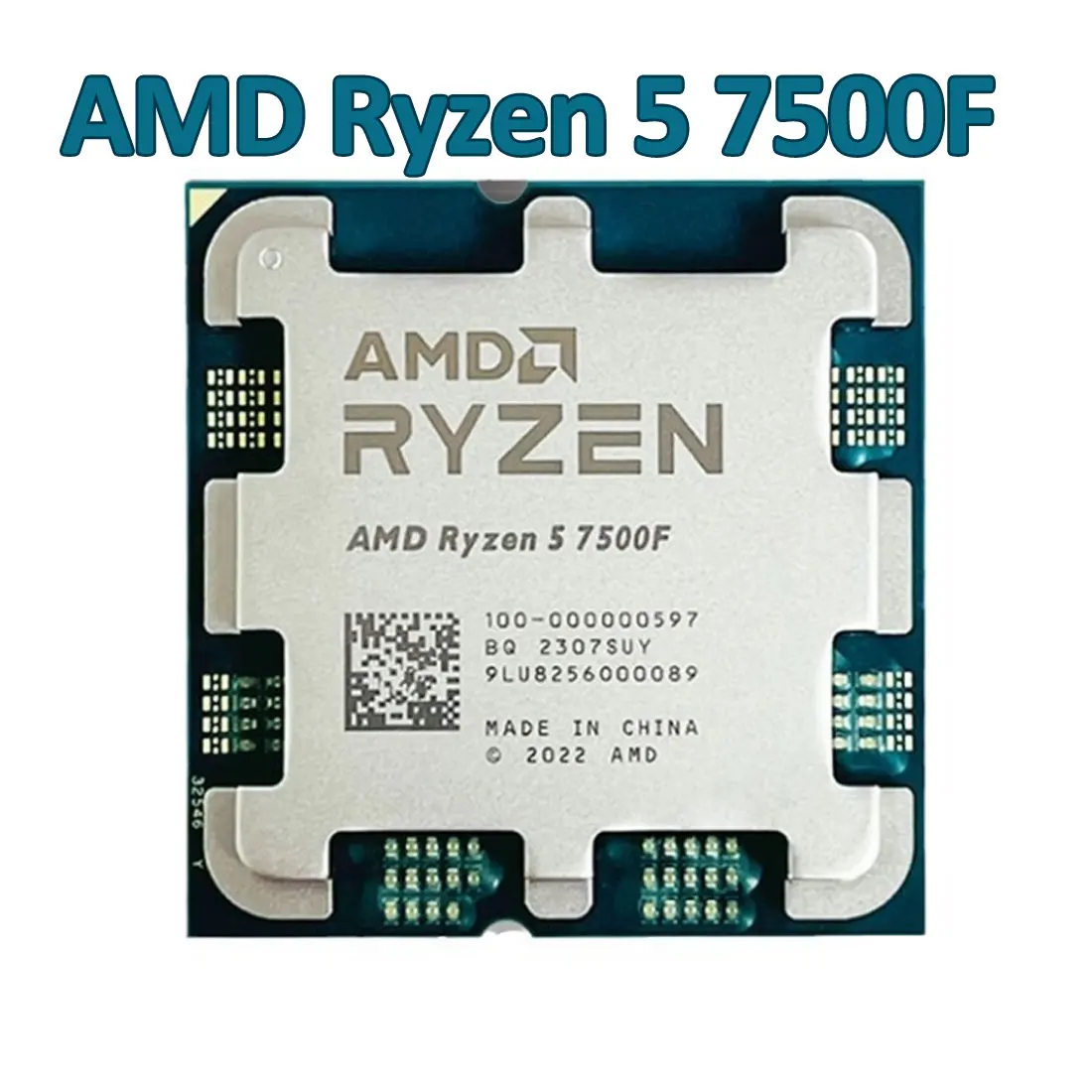 AMD Ryzen 5 7500F AM5 CPU Tray 6-Core Max Boost 5.0GHz 65W AMD Ryzen 5 7500F Processor