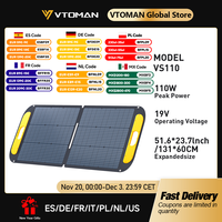 VTOMAN VS110 Solar Panel 110W Portable Waterproof Foldable Solar Panel Outdoor Emergency Backup for JUMP 600X Power Station