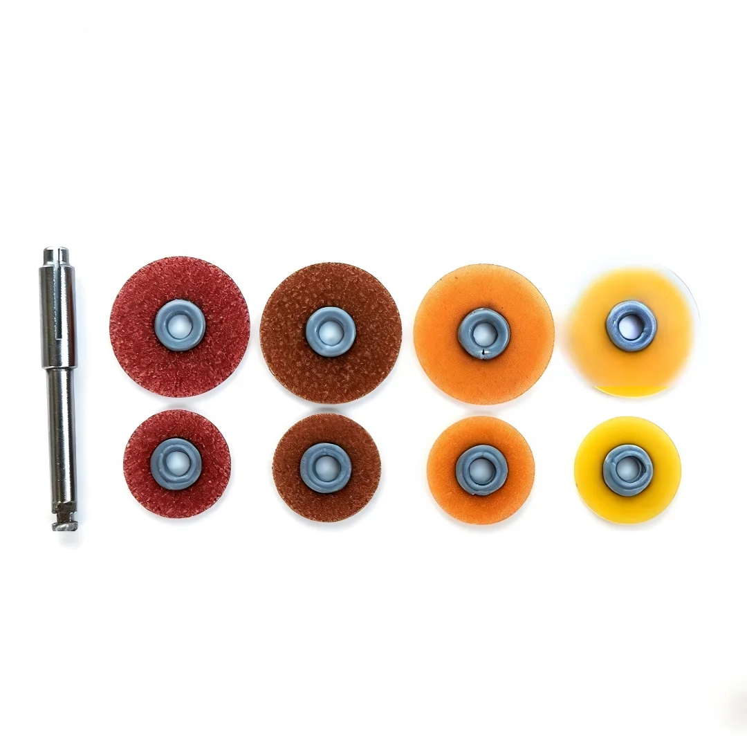 40/50Pcs Dental Finishing & Polishing Discs Kit/Refill P12 Superfine Fine/Medium/Coarse &1 Mandrel for Composite Restorations