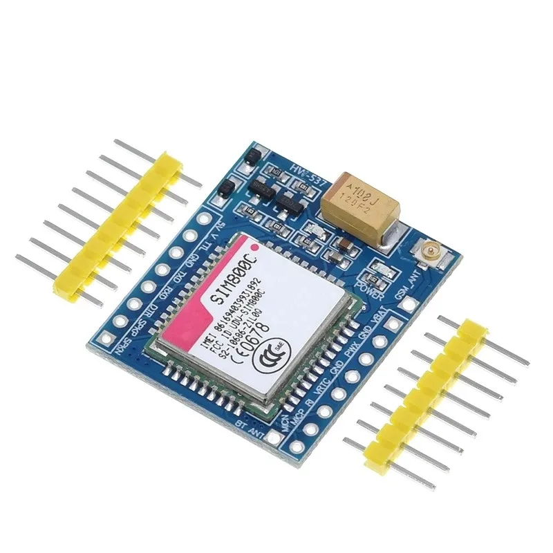 SIM800C GSM GPRS module 5V/3.3V TTL adaptable to STM32 C51 program with Bluetooth and TTS