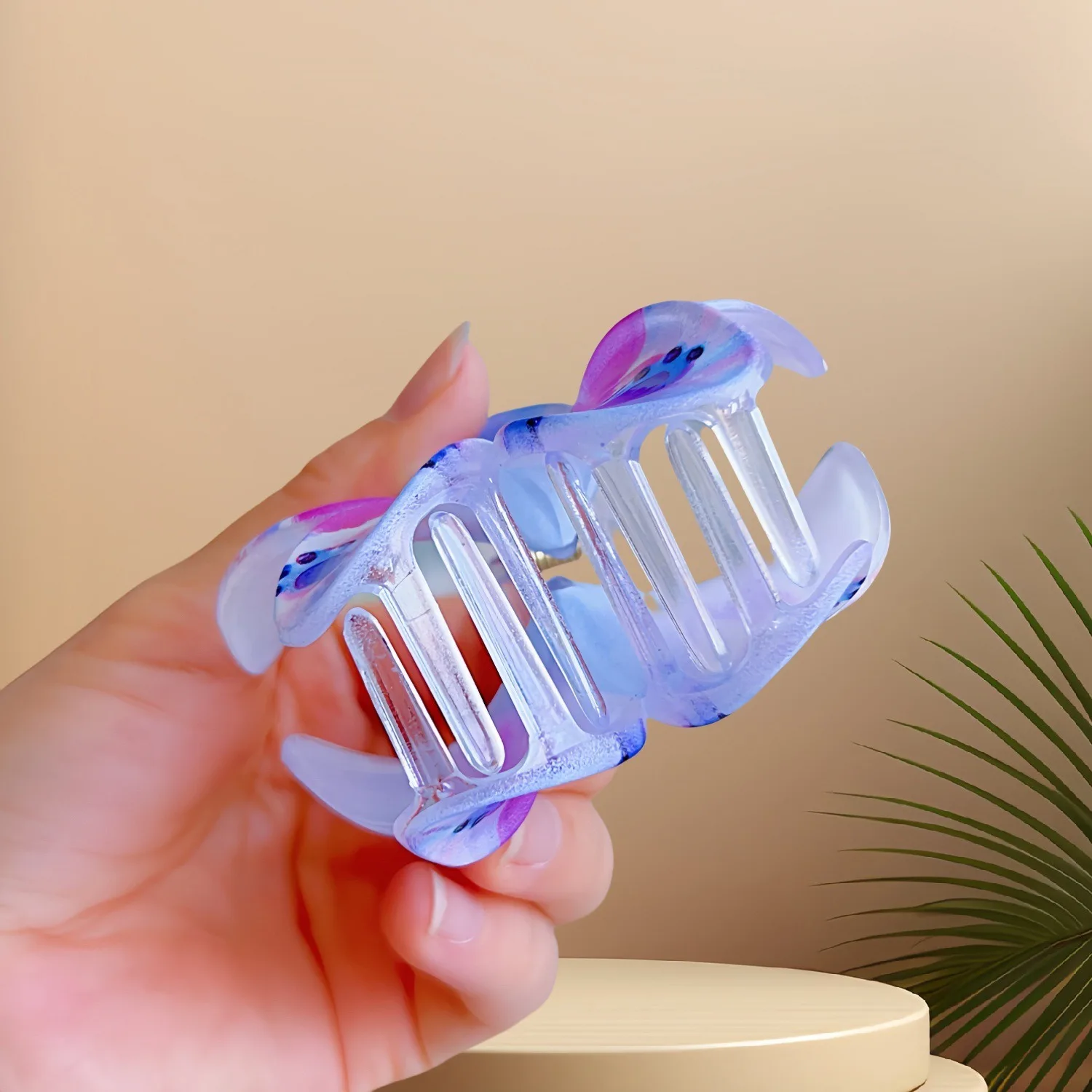 مشبك شعر ديزني ستيتش 3.35 بوصة من البلاستيك بصمة الشعر انتزاع نمط كرتوني لطيف مناسب للحفلات ملابس يومية هدية مثالية