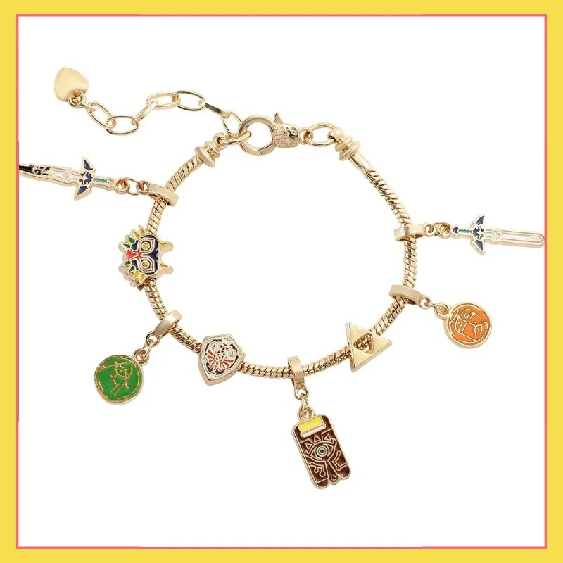 

Popular anime game Zelda Legend Kingdom Tears peripheral creative bracelet DIY bead Pan family bracelet gift