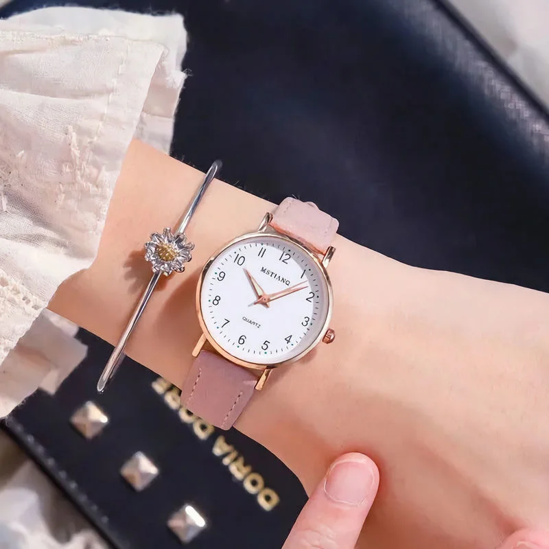 Relojes luminosos para mujer, reloj de pulsera informal con esfera pequeña y corazón para mujer, relojes de pulsera de cuarzo rosa a la moda para