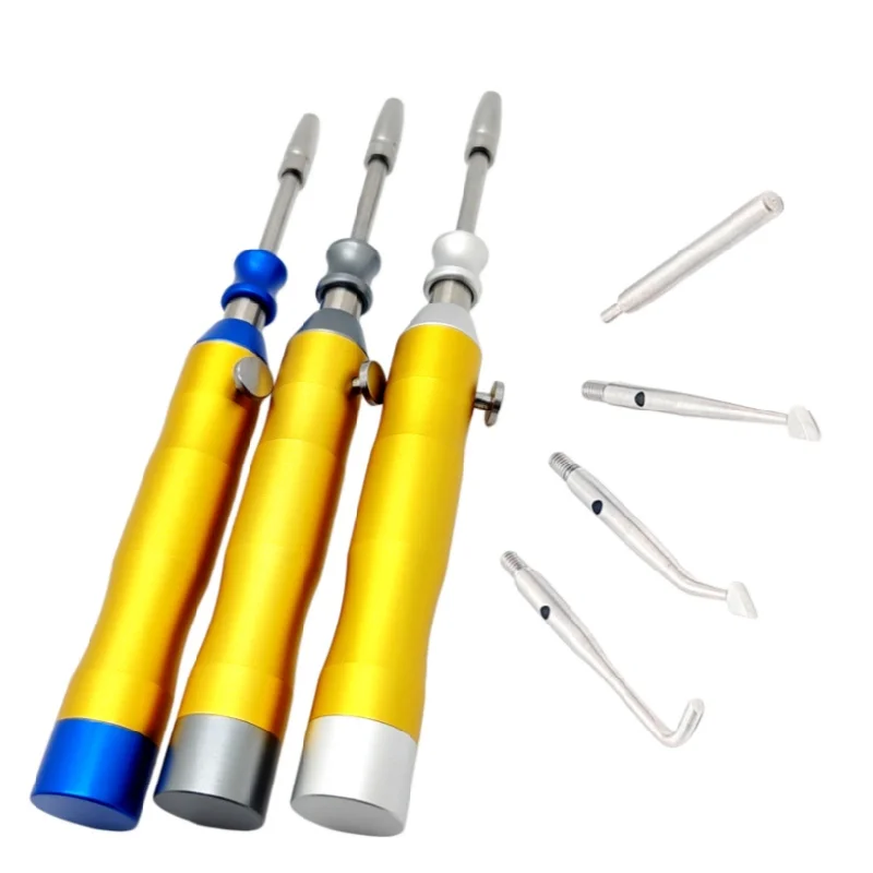 Dental Automatic/ Manual Teeth Crown Remover Adjustable 4 Shifts Crown Remover Stainless Steel Lab Teeth Restoration Tool