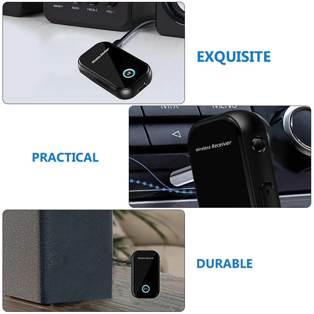 

.0 Wireless Aux Adapter For Car Stereo Noise Aux Audio Adapter Reduction Plug .5Mm Transmitter