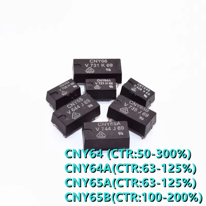 

CNY64 CNY64A CNY65A CNY65B (5-50pieces) High Isolation Optocoupler Phototransistor Output 4-DIP, Original In Stock