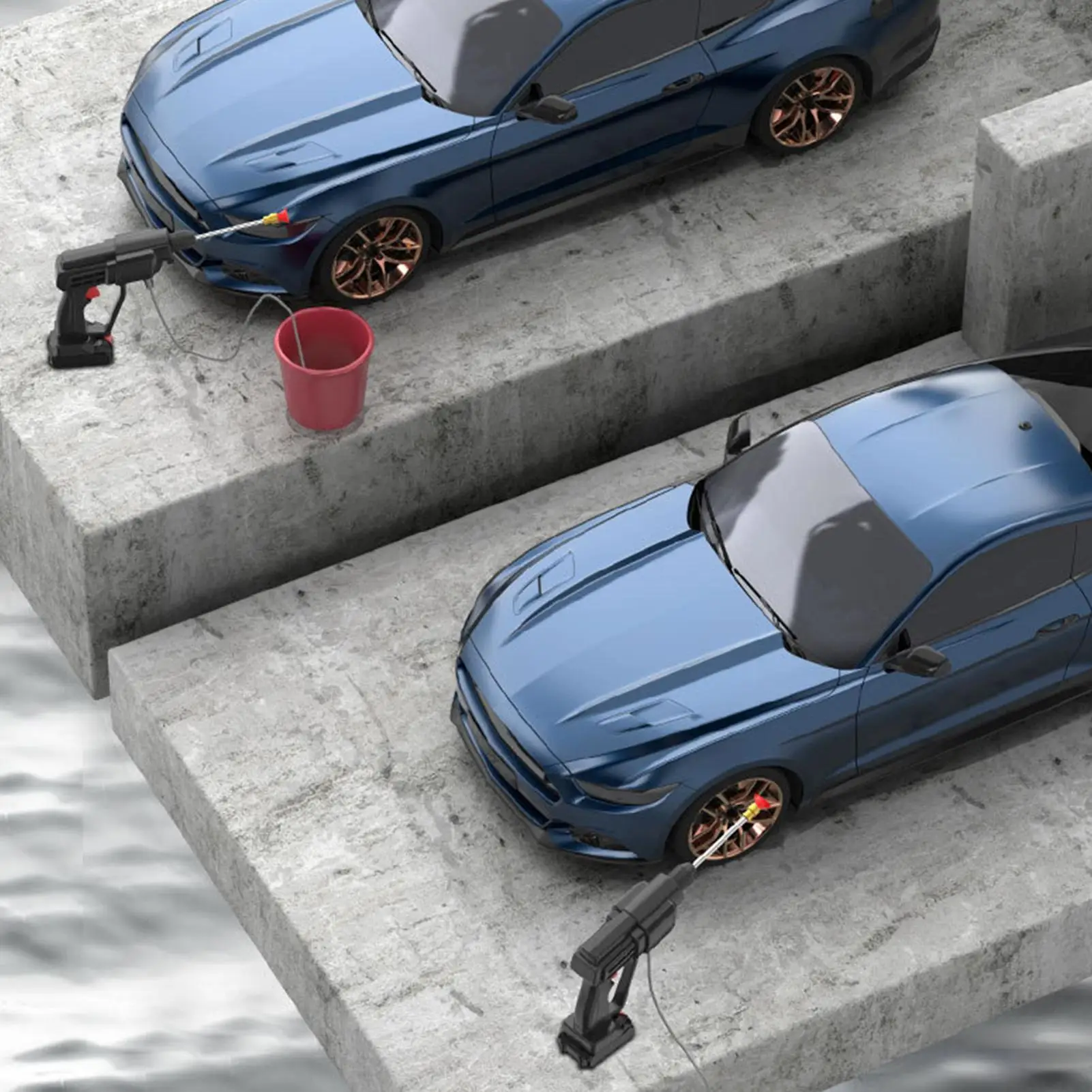 

Мойка высокого давления с регулируемым распылением, быстросъемным соединением, электрическая беспроводная мойка для автомобилей, внедорожников