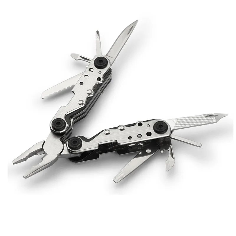 Mini Multifunctional Stainless Steel Folding Pliers Outdoor Travel Survival Multi Tool EDC Plier Knife For Camping And Hiking