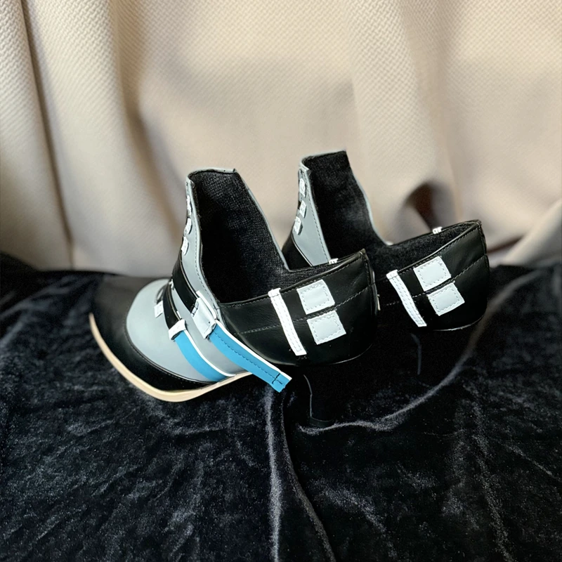 Game Zenless Zone Zero Tsukishiro Yanagi Cosplay Shoes High Heeled Shoes For Halloween Carnival Tsukishiro Yanagi Role Play