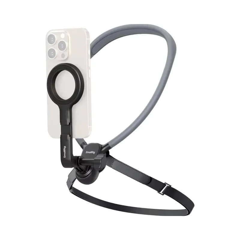 【CHIMU HOME】Magnetic Neck Mount Phone Holder, Compatible With Multiple IOS & Android Phones For POV Vlog Shooting