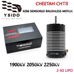 YSIDO CHEETAH CHT8 4268 Sensored Brushless Motor 1900KV 2050KV 2250KV 5.0mm Shaft for 1/8 1/7 1/10 RC Monster Off-road Truck Car