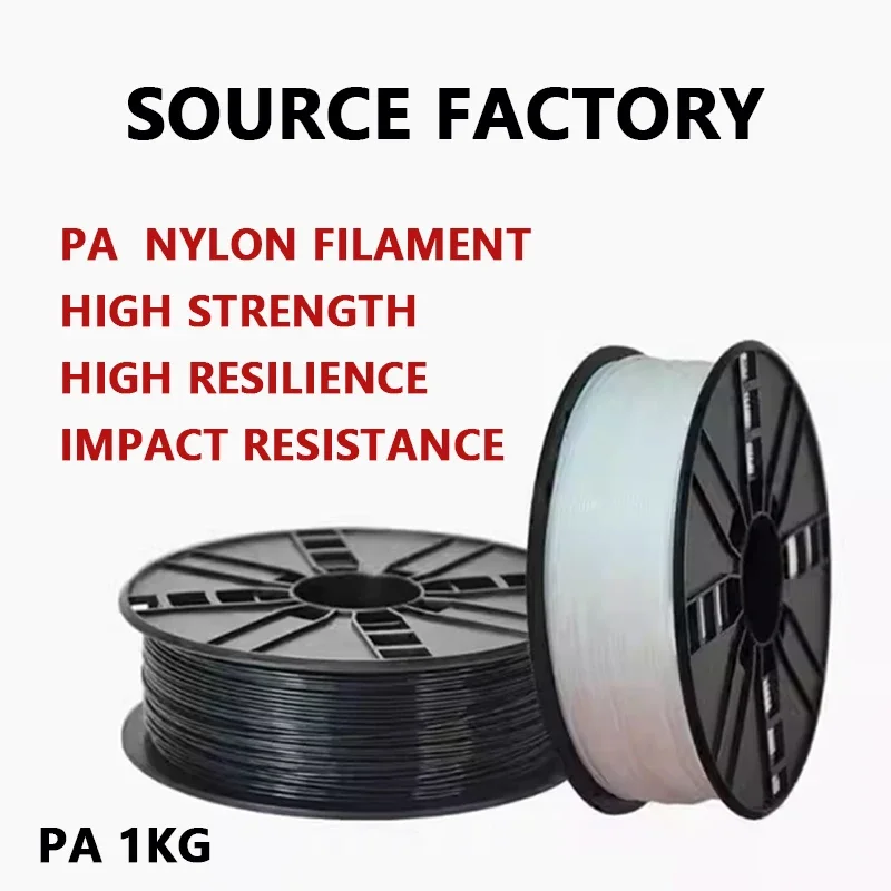 1,75 mm NYLON Filament Wimpel C 0,03 mm keuze 3d Nylon Zwart Wit Kleur 3d Filament Nylon PA 1 Kg Filo Stampante 3d Filamento