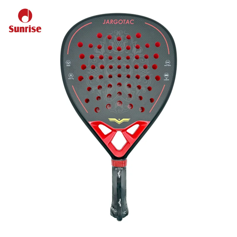 Padel Racket 3K/12K/18K Carbon Fiber Wholesale Padel Rackets Professional Grade Padel Racket Lightweight EVA Core China Factory