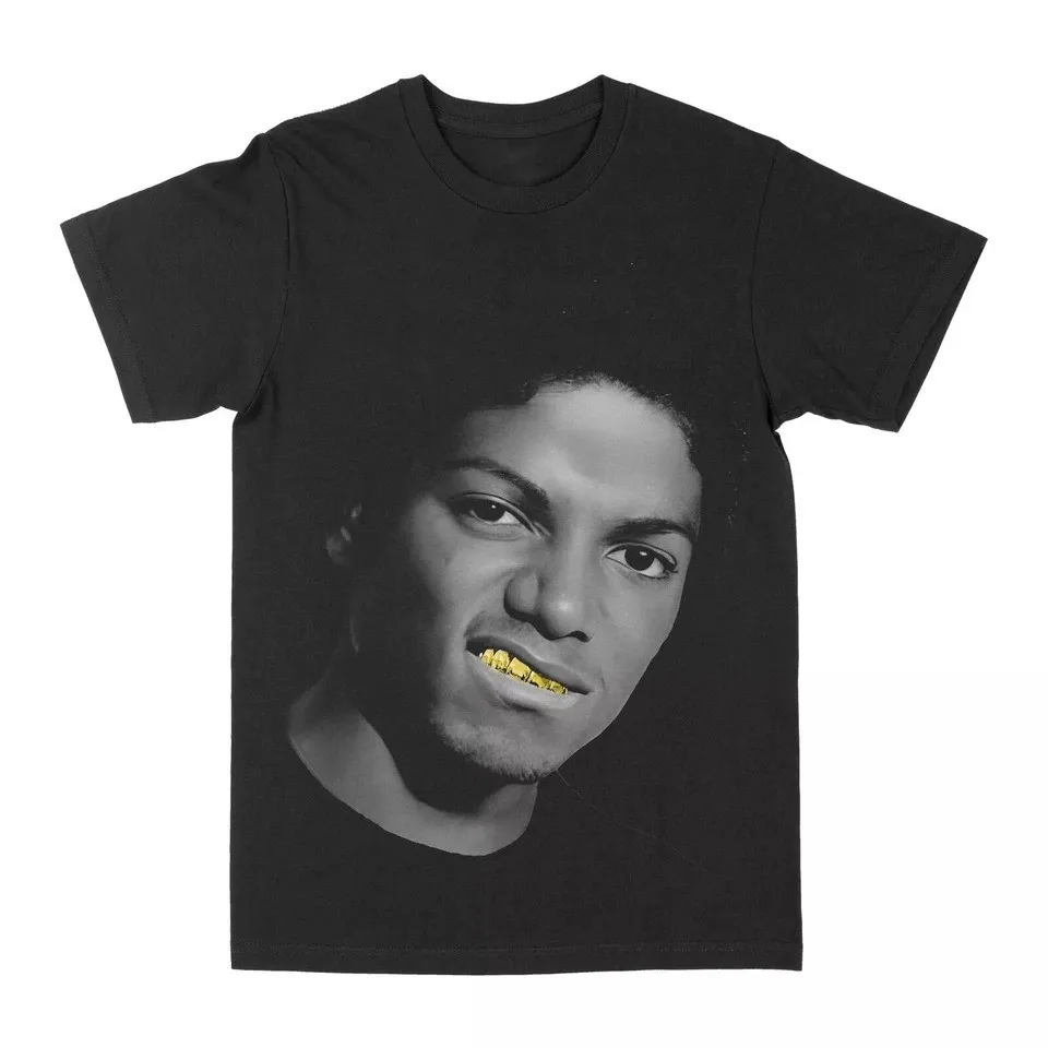 Michael Jackson Gold Grill Graphic Tee
