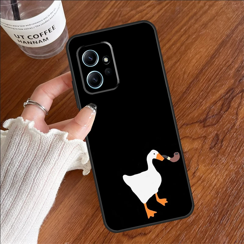 Cartoon Cute Goose For Xiaomi Redmi Note 12 Pro Note 8 9 10 11 Pro 8T 9S 10S 11S 12S 9A 9C 10A 10C 12C Case