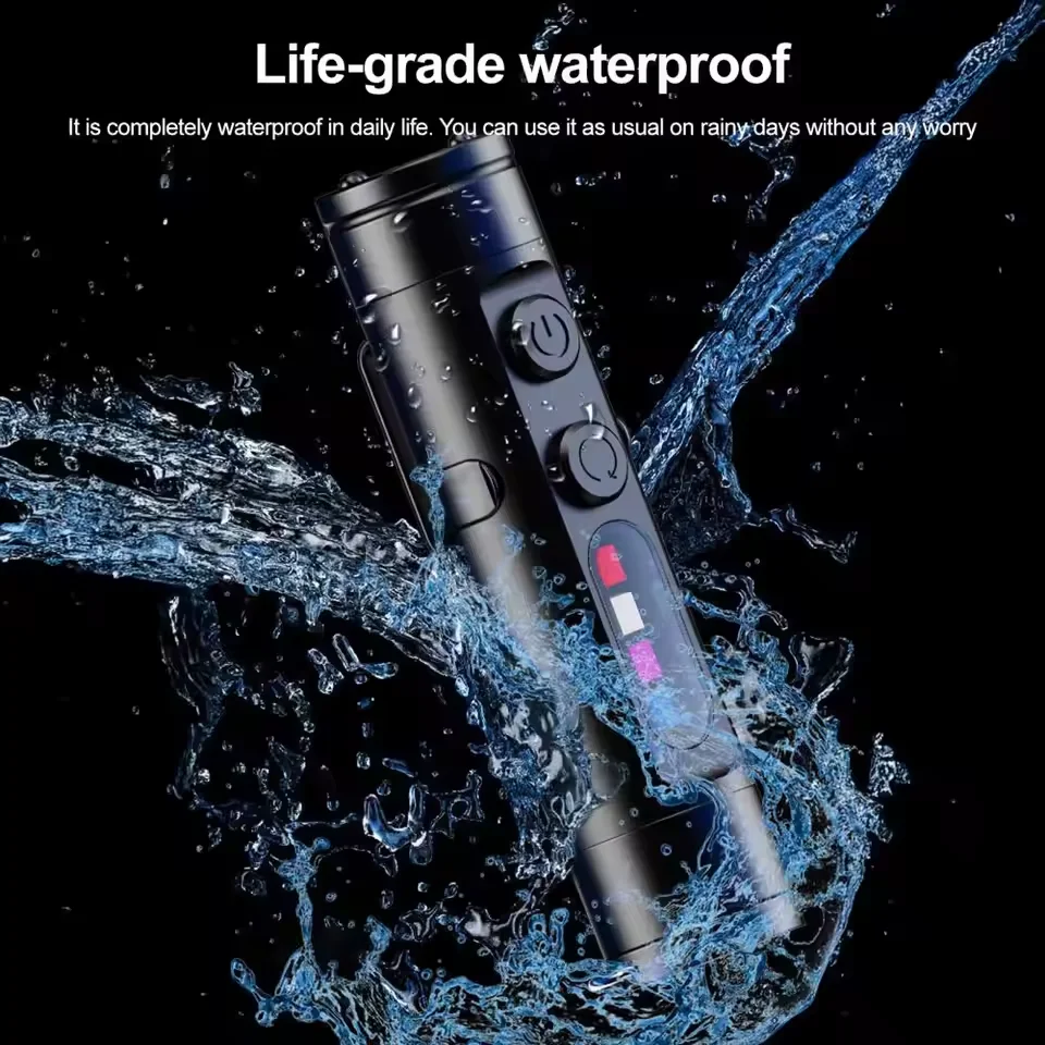 Taclite مصباح يدوي صغير شعلة الطوارئ القابلة لإعادة الشحن المغناطيسي LED التكتيكية مصباح يدوي EDC ضوء قوي في الهواء الطلق LED مصباح التخييم