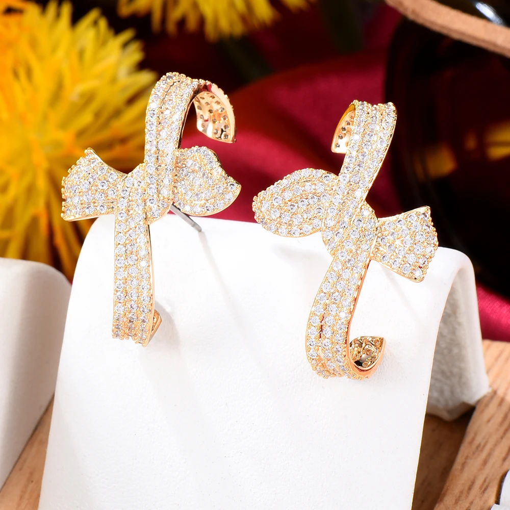 

GODKI New Luxury Original Design Trendy Earrings Women's Wedding Banquet Daily Anniversary Jewelry Accessories High-quality