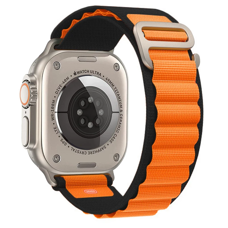 Alpine Loop Strap für Apple Watch Ultra 3 2 Band 49 mm 45 mm 44 mm 40 mm 41 mm 46 mm 42 mm Armband iWatch Serie 11 10 SE 9 8 7 6 5 4