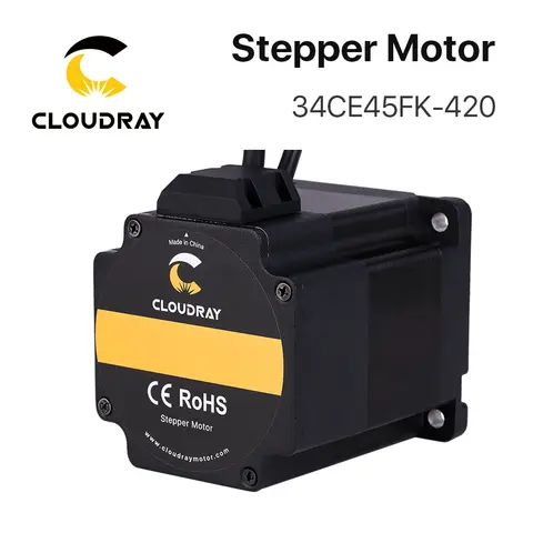 Nema 34 스테퍼 모터 4.5N.m 4.2A 2 상 (34CS45FK-420) CNC 조각 밀링 머신 용 4 리드 스테퍼 모터 고 토크